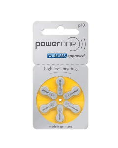 Power One P10 Hearing Aid Battery - 6 Pieces Pack