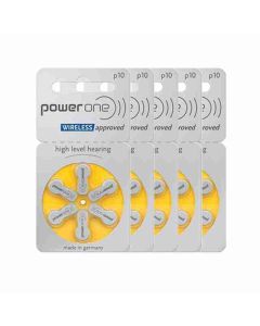 Power One P10 Hearing Aid Battery – 5 Strips Total 30 Batteries