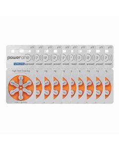 Power One P13 Hearing Aid Battery – 10 Strips Total 60 Batteries