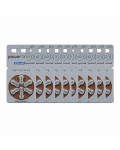 Power One P312 Hearing Aid Battery – 10 Strips Total 60 Batteries