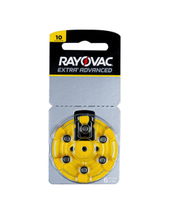 Rayovac Size-10 Hearing Aid Battery - 6 Pieces Pack