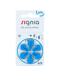 Signia Size-675 Hearing Aid Battery - 6 Pieces Pack